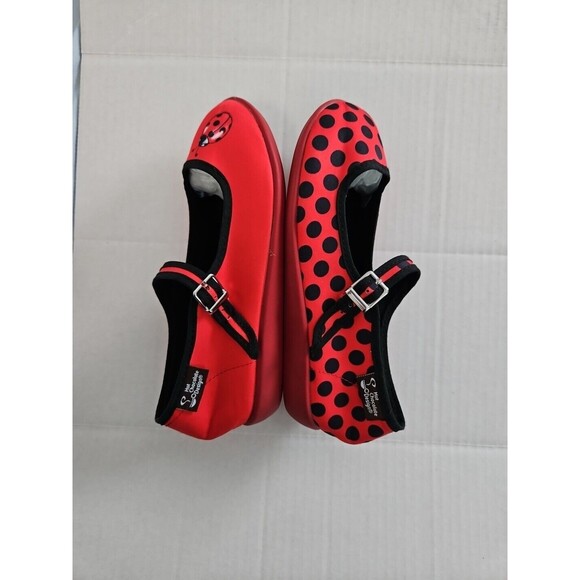 Vintage 2004 Hot Chocolate Design Mini Chocolatica Ladybug Shoes Size EU 32 US 1 - Picture 4 of 9